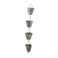 thumbnail image 2 of Cadenas de lluvia para canalones Cadenas de agua de lluvia multipropósito ajustables 1M Fondo de agua cubo de arroz Cola Cadenas de lluvia, 2 of 8