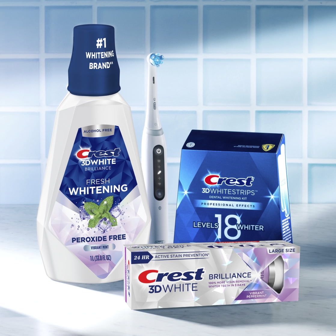 Crest 3D White Mouthwash - Thumbnail 5