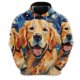 thumbnail image 2 of Sudadera con capucha con estampado 3D de perro y arte de grafiti para hombre, ropa divertida, sudaderas con capucha de husky, labrador y corgi, diseño lindo, sudadera con capucha unisex Y2k, 2 of 5