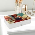 thumbnail image 6 of Labour Day Portable PU Leather Travel Jewelry Display Case Organizer Box, 6 of 6