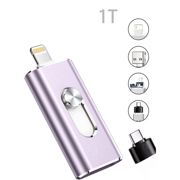 USB Flash Drive for iphone,External Storage,Type-C Thumb Drive for Android Phone and Computer.
