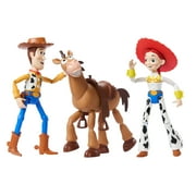 Disney and Pixar Storytellers Toy Story Pack of Woody, Jessie & Bullseye Posable Action Figures