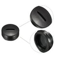 thumbnail image 5 of Uxcell Carbon Brush Holder Cap Motor Electric Brush Plastic Cover Thread Black 16mm OD 8mm Height, Pack of 10, 5 of 5