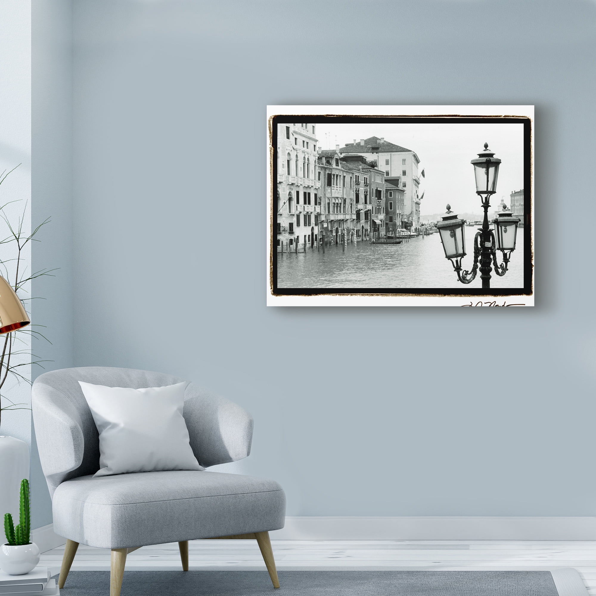 Trademark Fine Art 'Waterways of Venice XI' Canvas Art by Laura DeNardo