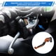thumbnail image 3 of Palancas de freno y embrague cortas largas para Yamaha YZF R1 02-03, ajustables en 6 posiciones, palanca de freno de motocicleta de aleación de aluminio, cabeza naranja mango negro, 3 of 6