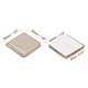 thumbnail image 2 of Deslizadores de muebles Uxcell, 1.97" Almohadillas deslizantes cuadradas autoadhesivas de plástico 12 piezas, 2 of 6
