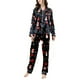 thumbnail image 2 of Pijamas con estampado navideño de otoño e invierno para hombre y mujer, 2 of 3