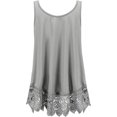 thumbnail image 2 of HSHDLDF Plus Size Swing Lace Flowy Tank Top for Women, 2 of 3
