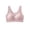 Pink, variant on Shelf Bra,Solid Color Tank Style Lifting Fixed Cup Wireless Push Up Breathable Daily Wear Bra for Women