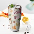 thumbnail image 3 of 30oz Happy Thanksgiving Turkey Fall Leaves Tumblers Stainless Steel Tumbler with Lid and Straw,Vacuum Insulated Double Wall Travel Tumbler Cups Mug with Cleaning Brush for Coffee,Tea, 3 of 7
