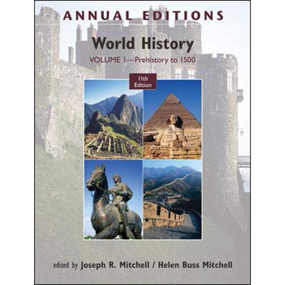 Pre-Owned World History, Volume 1: Prehistory to 1500 (Paperback) 0078050871 9780078050879