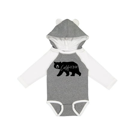 

Inktastic California Black Bear Silhouette Gift Baby Boy or Baby Girl Long Sleeve Bodysuit