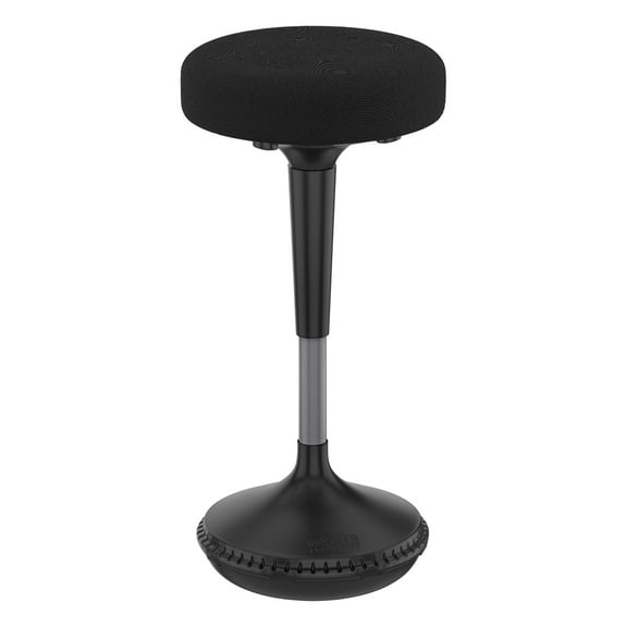 Uncaged Ergonomics Wobble Stool Adjustable-Height Standing Desk and Balance Stool (Black), WSF-b