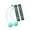 Green, variant on Bobasndm Cordless Jump Rope Wireless Skipping Rope with Two Balls Indoor Fast Speed Free Skipping Rope for Fitness Suitable for Boxing MMA WOD Training