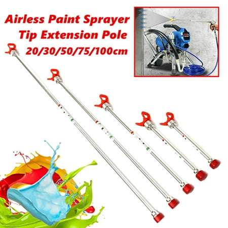 Aluminium Alloy Airless Paint Spray Gun Extension Pole Rod extension pole With Tip Guard, 8/12/20/30/39