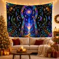 thumbnail image 3 of Cosmic Keyhole Portal with Swirling Galaxy Path, Whimsical Fantasy for Space Lovers, Celestial Home Decor, Housewarming Gift Tapestry Wall Hanging for Bedroom and Living Room, 3 of 7