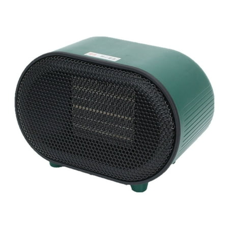 

yongmandr Mini Portable Electric Heater Fan for Indoor Outdoor Household Small Desktop Heater Fan for Home Office Fall Winter Supplies Gift for Families Friends (Green 1PC)