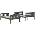 thumbnail image 4 of Dorel Living Airlie Wood Twin Over Full Bunk Bed in Slate Gray, 4 of 7