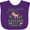 Purple, variant on Inktastic Vintage Adventure is Calling and I Must Go with Moose Boys or Girls Baby Bib