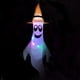 thumbnail image 2 of Calcetines de viento de fantasma de Halloween con cadena de luces LED, decoraciones colgantes de fantasma para Halloween, decoración de patio de fiesta, 2 of 8