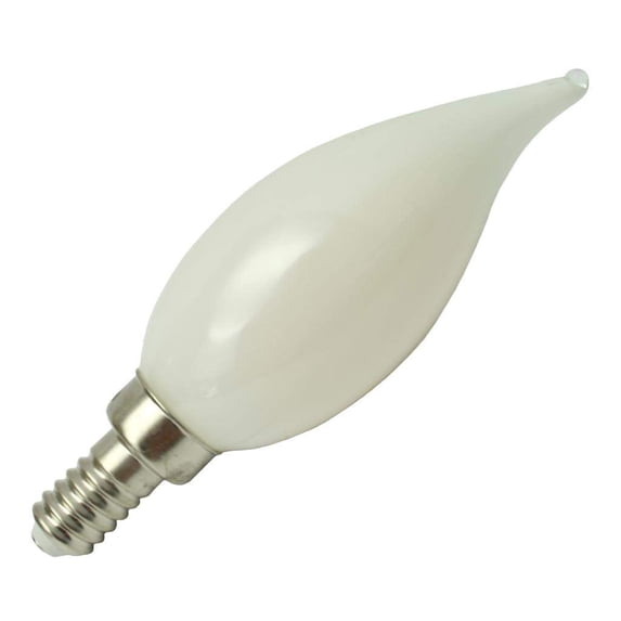 TCP 02281 - FF11D2527EE12W FIL F11 25W 27K DIM E12 FROST Flame Tip LED Light Bulb