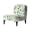 Eucalyptus Leaf, variant on HELLHERO Stain Protection Armless Slipper Chair Washable Cover Dustproof Elastic Bottom Armless Accent Chair Cover for Living Room, Tropical Plants