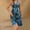 Blue, variant on Zorckvet Summer Dresses for Women 2026 Beach Loose Casual A Line Dress Sleeveless V-Neck Sundress