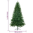 thumbnail image 2 of vidaXL Christmas Tree Artificial Xmas Tree with Needle-Shaped Branches Green, 2 of 7