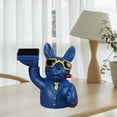 thumbnail image 3 of Decorative Watch Display Stand Dog Art Figurine Model Storage Box Case Desktop Tray NightStand Organizer for Watch Earring Living Room Entrance Dark Blue, 3 of 7