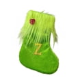 thumbnail image 2 of Christmas Stockings Green Christmas Decorations Indoor Holiday Stockings For Fireplace Mantle Or Wall Decor - Perfect For Christmas Decorations, 2 of 5