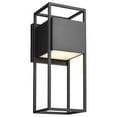 thumbnail image 3 of Nuvo Lighting Supreme 18W LED Large Wall Lantern Matte Black Finish, 3 of 7