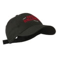 thumbnail image 5 of Happy Halloween with Bats Embroidered Cap - Black OSFM, 5 of 5
