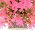 thumbnail image 7 of Unique Bargains 1 Pc Fish Tank Plants Decorations Artificial Aquarium Grass Ball Pink 3.74x3.74 Inch, 7 of 7