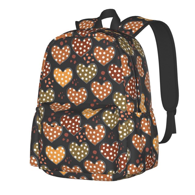 Disketp Heart Mochila Escolar de Gran Capacidad y Peso Ligero, Mochila de Viaje Ideal para Escuela, Trabajo y Uso Diario, Cómoda y con Estilo
