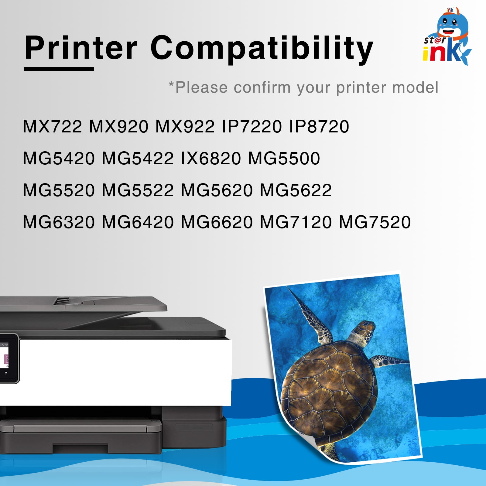 250XL 251XL Ink Cartridge Compatible for Canon Ink 250 and 251 PGI-250XL for PIXMA IP8720 MG6620 Printer (20 Pack）