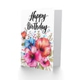 thumbnail image 2 of Artery8 Birthday Card Floral Watercolour Flower Bouquet For Her Gran Sister Niece Daughter Wife Woman Greeting Card, 2 of 3