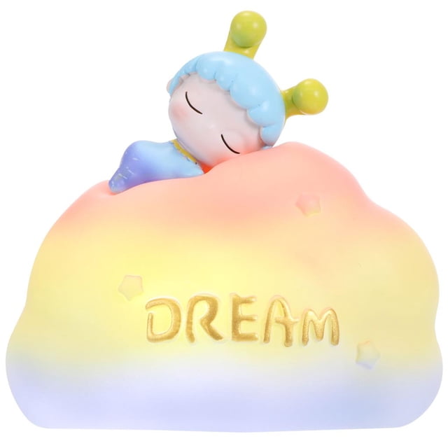 Lindo Sueño De Dibujos Animados Bebé Led Nubes Noche Luz Dormitorio Cabecera Decoración Lámpara Cumpleaños Niños Regalos Artesanía Escritorio Ornamento Para El Hogar Hotel Serendint HA027955-01