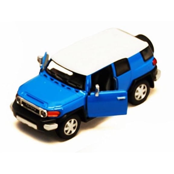 Toyota FJ Cruiser SUV, Blue - Kinsmart 5343D - 1/36 scale Diecast Model Toy Car (Brand New, but NOT IN BOX)