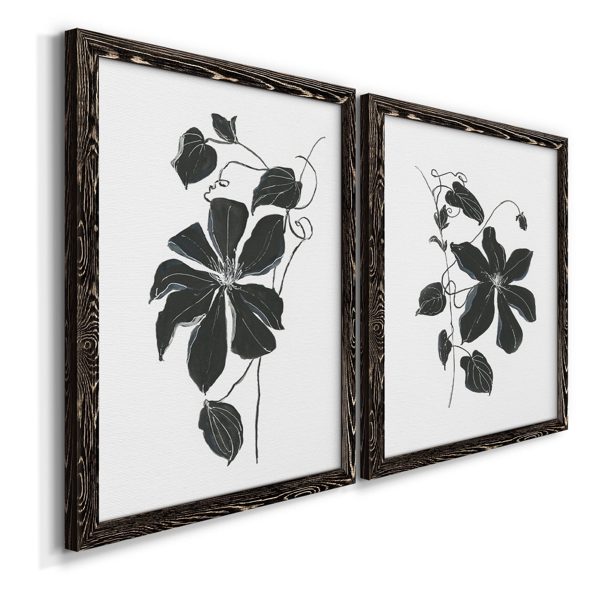 Midnight Climber I - Premium Framed Canvas 2 Piece Set - Ready to Hang