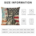 thumbnail image 5 of Autua Skull Statue Punk Graphic Decorative Square Pillow Cover for Home Couch Living Room Bed Sofa - 1PC 12x12in, 5 of 5