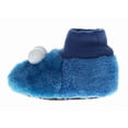 thumbnail image 2 of Sesame Street Kids Curious Cookie Monster Dual Sizes Slippers. (Toddler Little Kids)Blue, Size: 7-8, 2 of 9