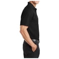 thumbnail image 2 of Yellow Rooster Mens Short Sleeve Dry Zone Grid Polo Black L, 2 of 4