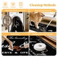 thumbnail image 6 of Washable Laundry Room Rug, 20"X47" Non Slip Soft Low-Pile Laundry Mat Farmhouse Laundry Room Decor Area Rug for Kitchen Bathroom Black, 6 of 8