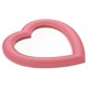 thumbnail image 1 of Heart Shaped Desktop Makeup Mirror for Women 1Pcs Pink Color Mirror, 1 of 5