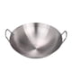 thumbnail image 5 of Sartén Wok de Acero Inoxidable Sartén para Saltear Utensilios de Cocina Hogar Olla de Cocina Liviana Sartén Profunda para Freír Carne Cocer 38 centímetros, 5 of 8