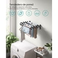 thumbnail image 4 of SONGMICS Perchero Tendedero de Pared Extensible y Plegable, 4 of 5