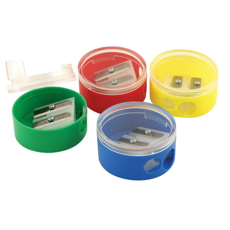 The Pencil Grip Eisen 2-Hole Swivel Sharpener, Assorted Color