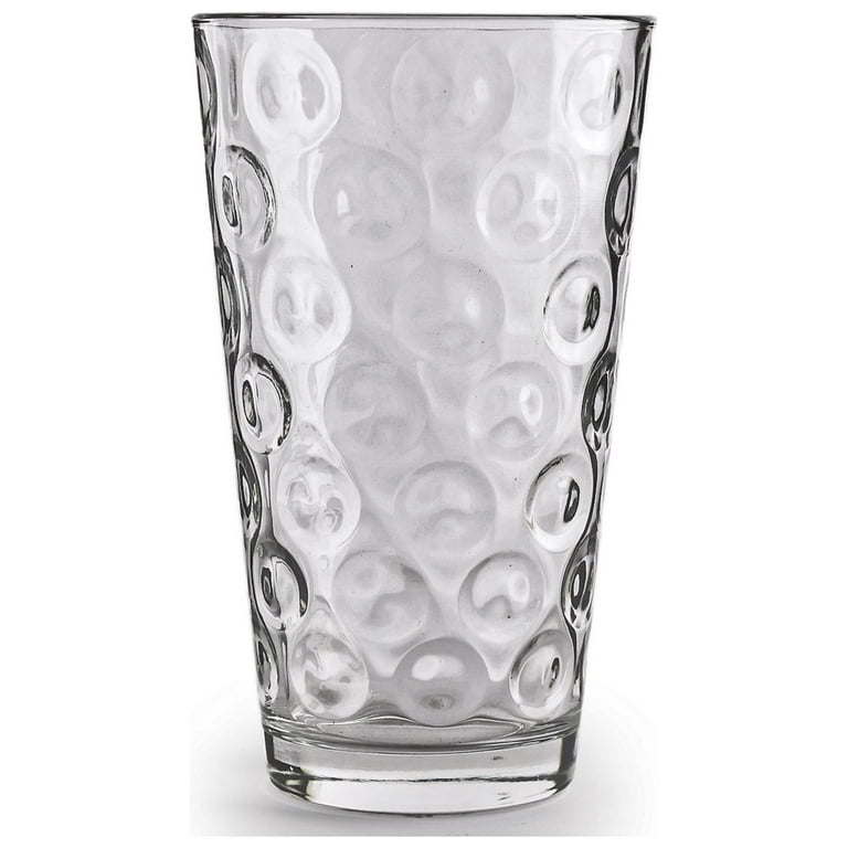 Circleware Circles Juice Drinking Glasses, 4 piece Set, Heavy Base Tumbler  Beverage Ice Tea Cups, Home & Kitchen Entertainment Glassware for Water,  Milk, Beer, Whiskey Bar Decor, 7 oz, - Walmart.com