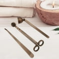 thumbnail image 4 of simhoa Candle Accessory Set Candle Snuffer Candle Care Kit Candle Wick Dipper with Long Red Brass, 4 of 8