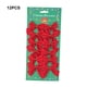 thumbnail image 5 of Yuarrent Mini adornos de lazo de Navidad, decoración de terciopelo para árbol, escenas aplicables, decoración de árbol, 12 pack/lote Kits de decoración para fiestas, 5 of 6